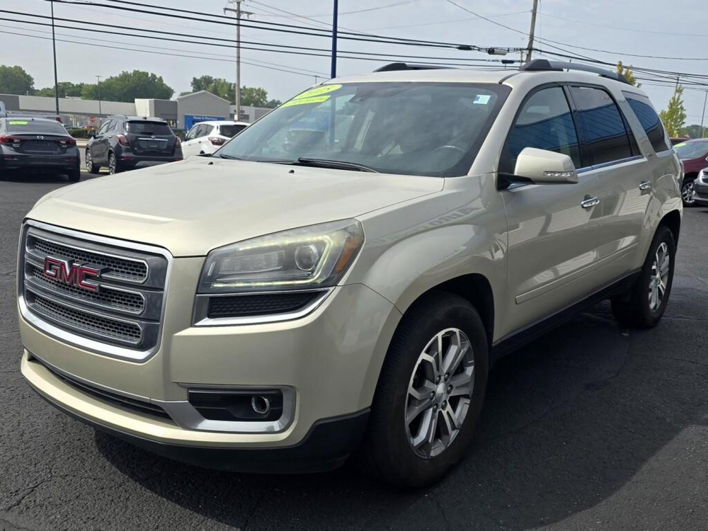 2015 GOLD GMC ACADIA SLT1 (1GKKRRKD2FJ) , located at 5744 Central Avenue, Toledo, OH, 43615, (419) 724-0130, 41.676781, -83.682137 - Photo#1