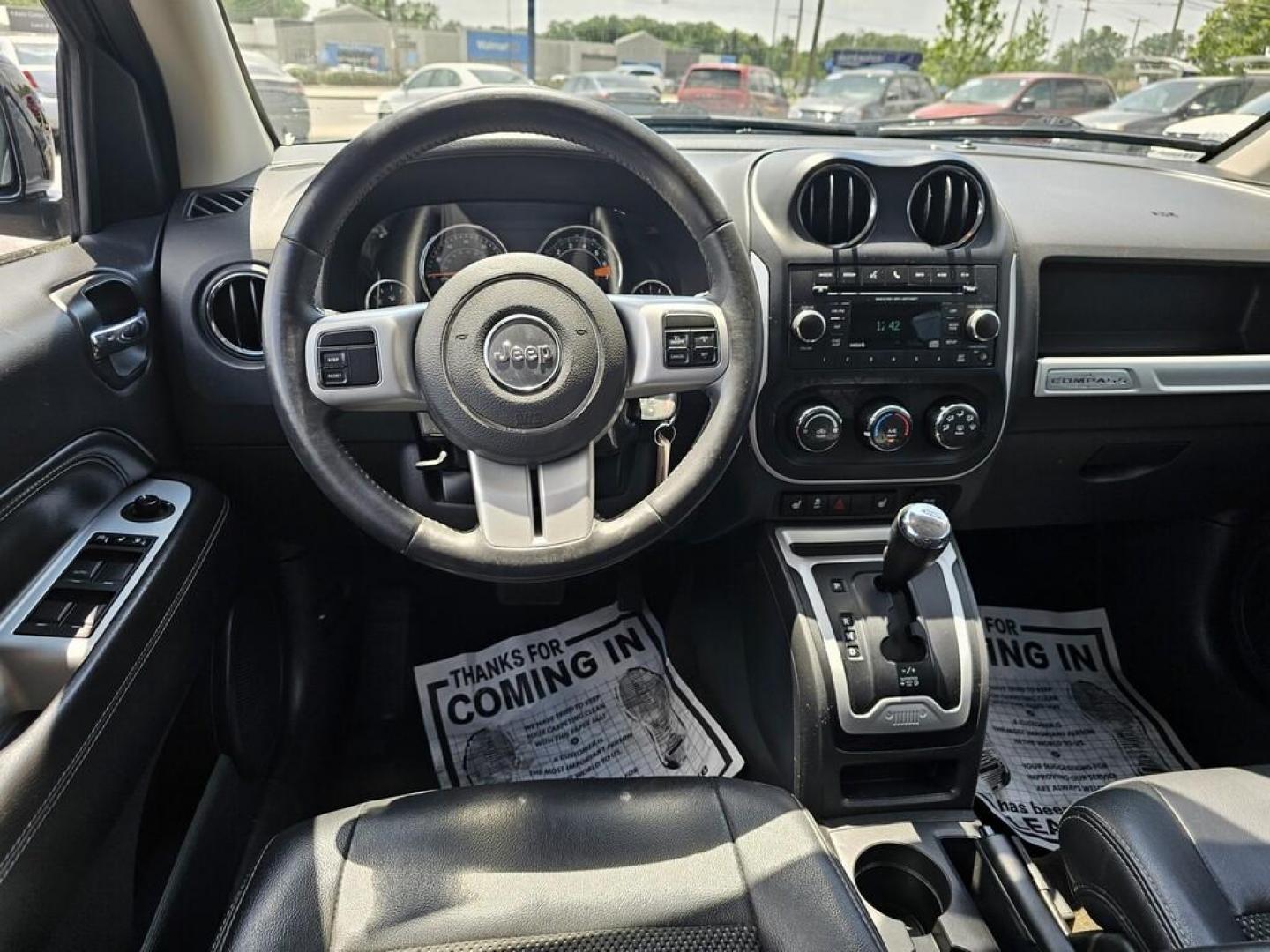 2016 BLACK JEEP COMPASS LATITUDE (1C4NJDEB6GD) , located at 5744 Central Avenue, Toledo, OH, 43615, (419) 724-0130, 41.676781, -83.682137 - Photo#10