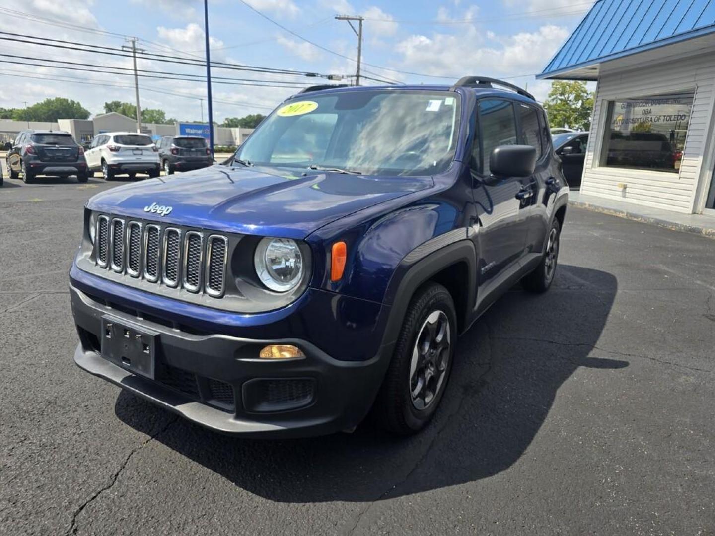 2017 BLUE JEEP RENEGADE SPORT (ZACCJAAB0HP) , located at 5744 Central Avenue, Toledo, OH, 43615, (419) 724-0130, 41.676781, -83.682137 - Photo#1