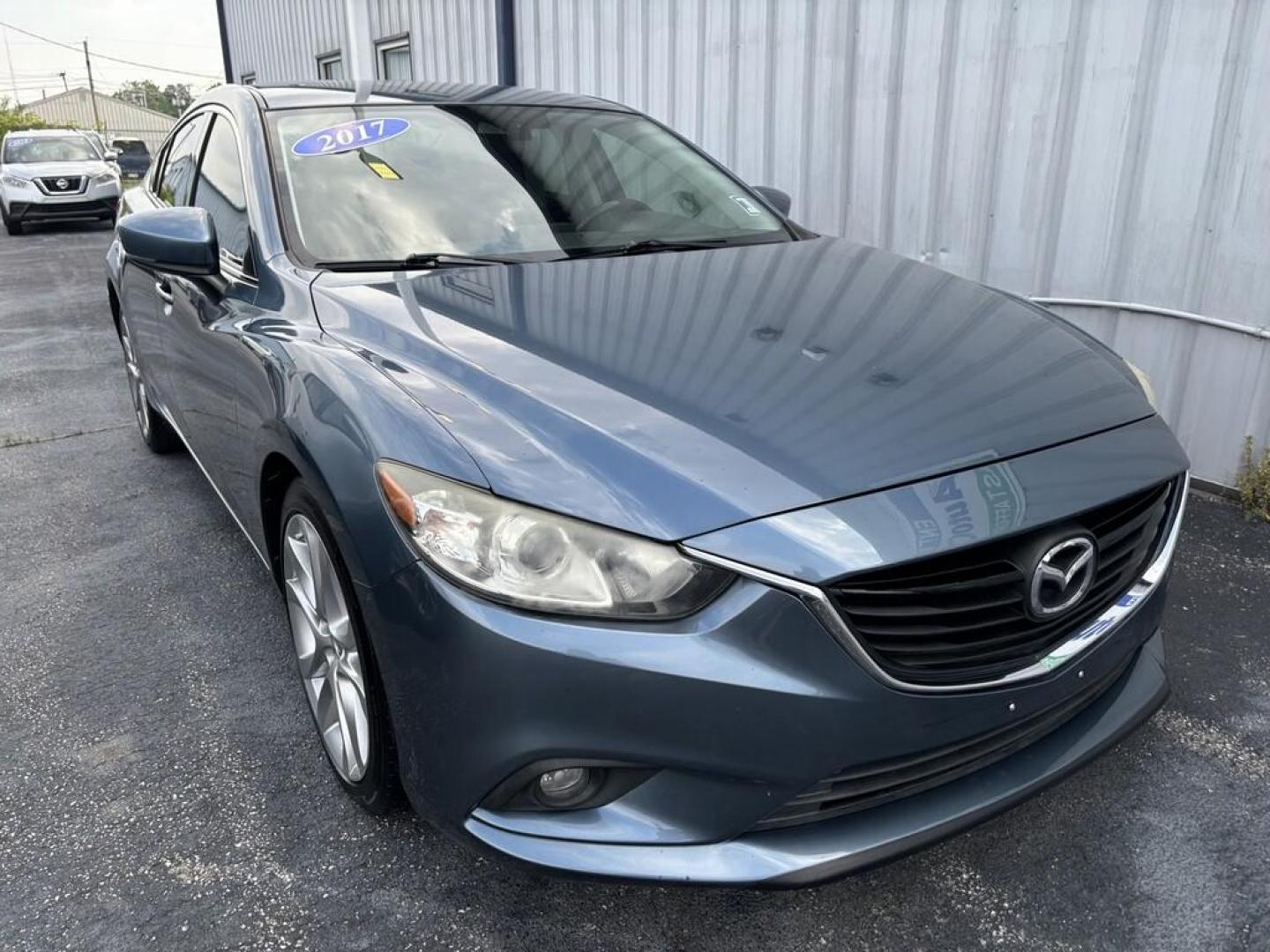 2017 Blue Mazda MAZDA6 TOURING (JM1GL1V51H1) , located at 100 West Coliseum Boulevard, Fort Wayne, IN, 46805, (260) 471-0567, 41.118340, -85.141014 - Photo#0