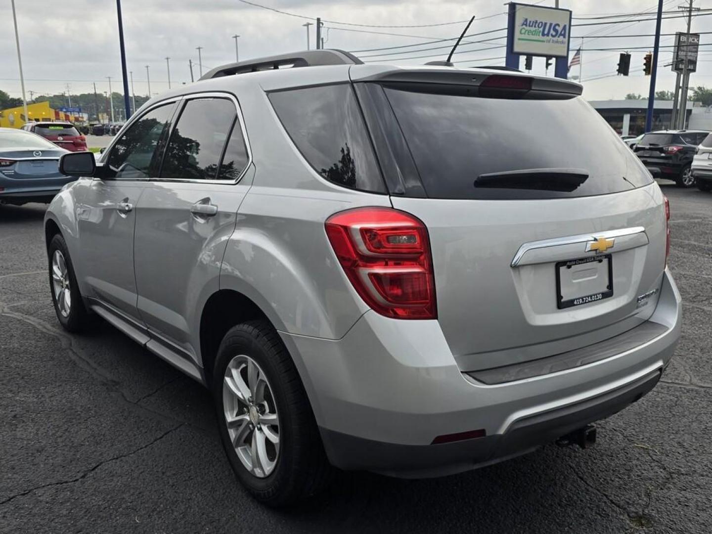 2016 SILVER CHEVROLET EQUINOX LT (2GNALCEK5G1) , located at 5744 Central Avenue, Toledo, OH, 43615, (419) 724-0130, 41.676781, -83.682137 - Photo#2