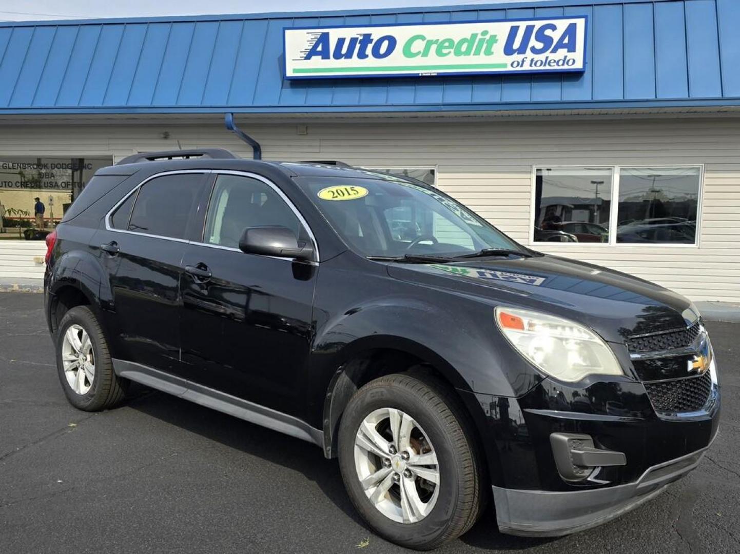 2015 BLACK CHEVROLET EQUINOX 1LT (2GNALBEK3F6) , located at 5744 Central Avenue, Toledo, OH, 43615, (419) 724-0130, 41.676781, -83.682137 - Photo#0