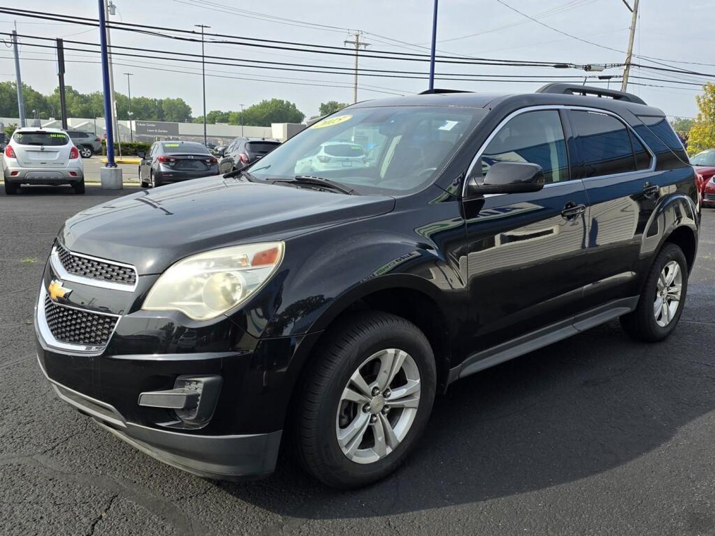 2015 BLACK CHEVROLET EQUINOX 1LT (2GNALBEK3F6) , located at 5744 Central Avenue, Toledo, OH, 43615, (419) 724-0130, 41.676781, -83.682137 - Photo#1