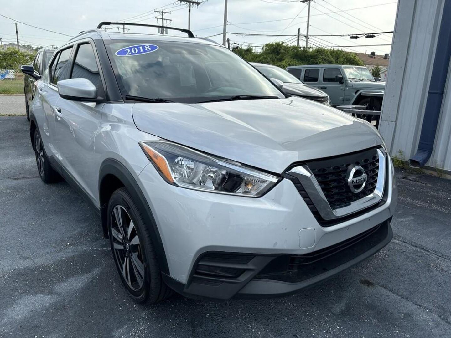 2018 SILVER NISSAN KICKS SR; S; SV (3N1CP5CU0JL) , located at 100 West Coliseum Boulevard, Fort Wayne, IN, 46805, (260) 471-0567, 41.118340, -85.141014 - Photo#0