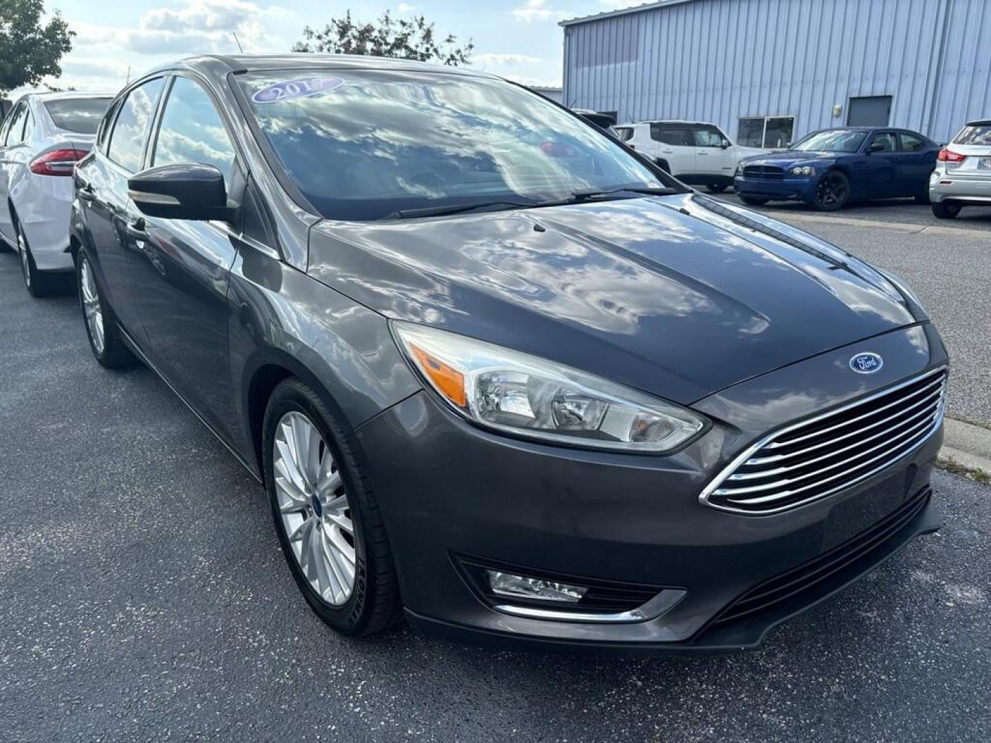 2017 Silver Ford FOCUS TITANIUM (1FADP3N24HL) , located at 100 West Coliseum Boulevard, Fort Wayne, IN, 46805, (260) 471-0567, 41.118340, -85.141014 - Photo#0