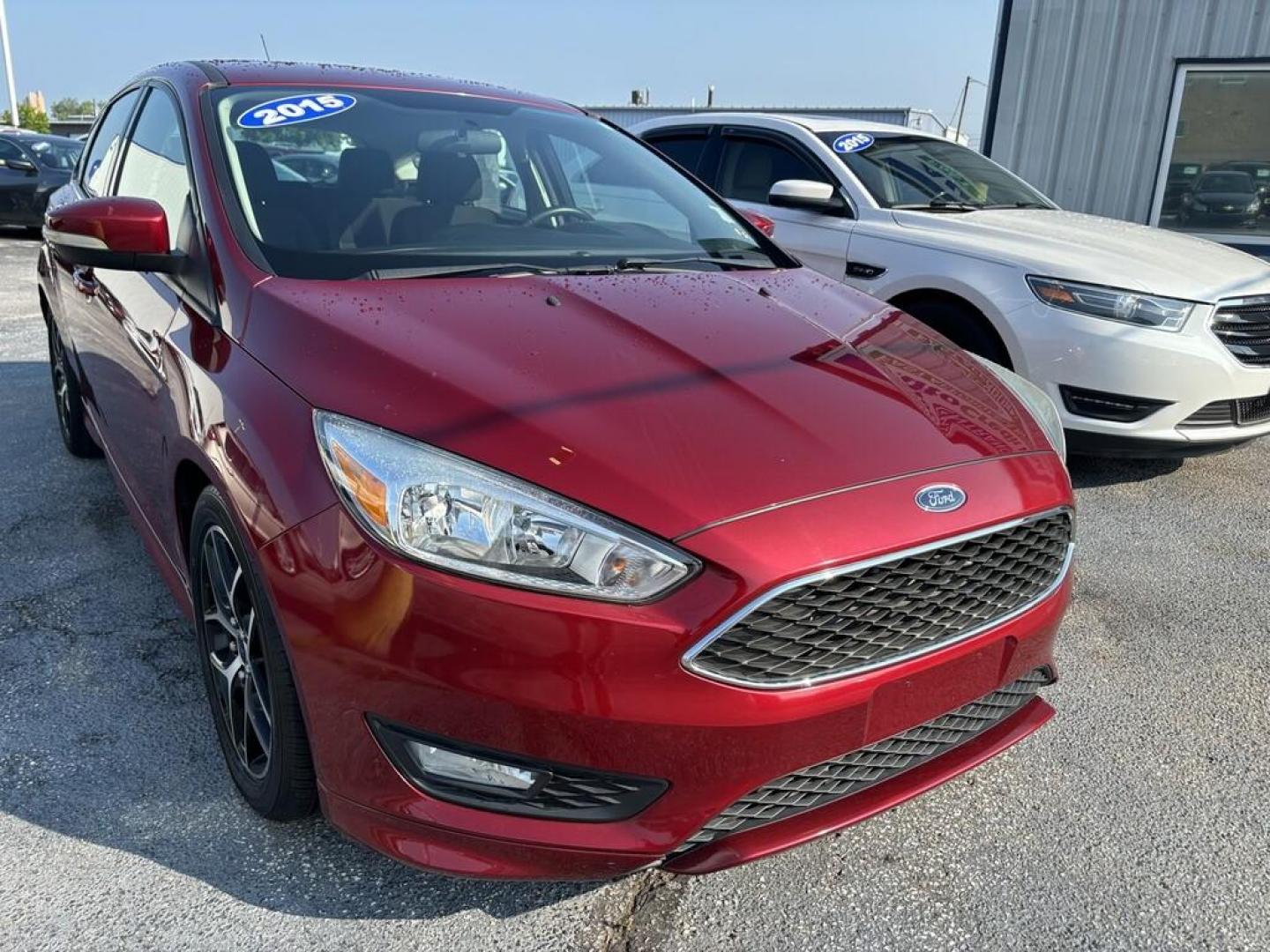 2015 RED FORD FOCUS SE (1FADP3K25FL) , located at 100 West Coliseum Boulevard, Fort Wayne, IN, 46805, (260) 471-0567, 41.118340, -85.141014 - Photo#0