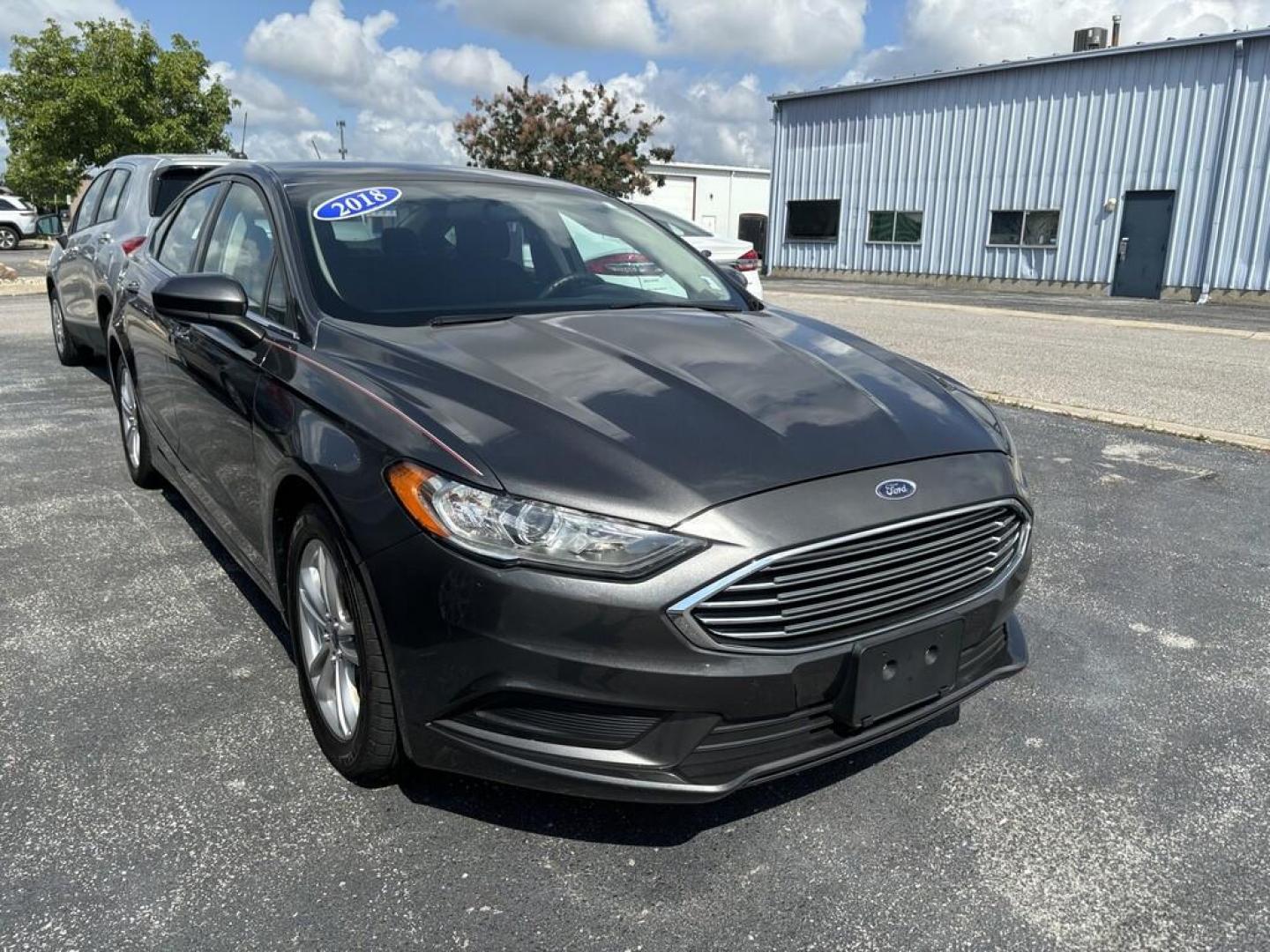 2018 GRAY FORD FUSION SE (3FA6P0HD3JR) , located at 100 West Coliseum Boulevard, Fort Wayne, IN, 46805, (260) 471-0567, 41.118340, -85.141014 - Photo#0