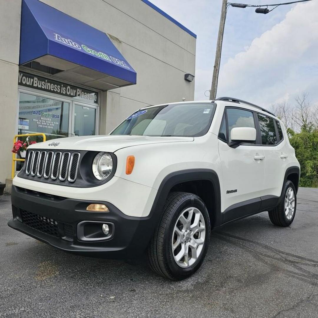 2017 WHITE JEEP RENEGADE LATITUDE LATITUDE (ZACCJBBB4HP) , located at 502 South Main Street, Columbia City, IN, 46725, (260) 244-4645, 41.151382, -85.490578 - Photo#0