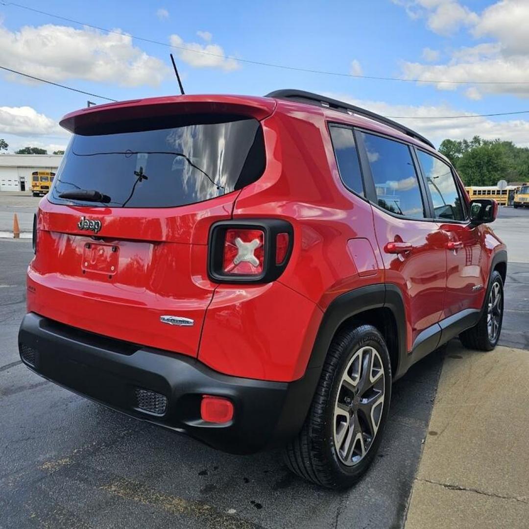 2015 RED JEEP RENEGADE LATITUDE Latitude (ZACCJABT1FP) with an 2.4L I-4 engine, 9 speed AT transmission, located at 502 South Main Street, Columbia City, IN, 46725, (260) 244-4645, 41.151382, -85.490578 - Photo#2