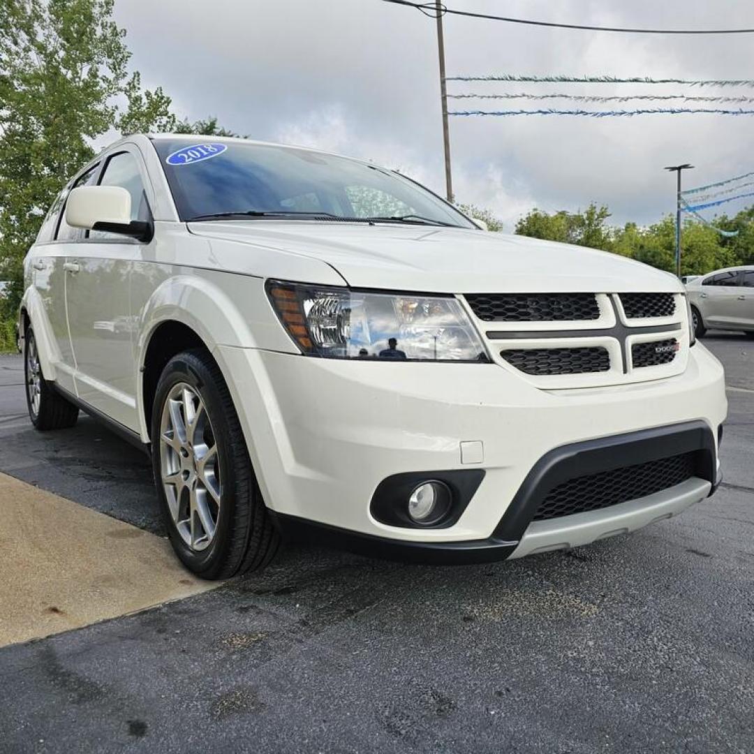 2018 WHITE DODGE JOURNEY R/T GT (3C4PDCEGXJT) with an 3.6L V-6 engine, 6 speed AT transmission, located at 502 South Main Street, Columbia City, IN, 46725, (260) 244-4645, 41.151382, -85.490578 - Photo#1