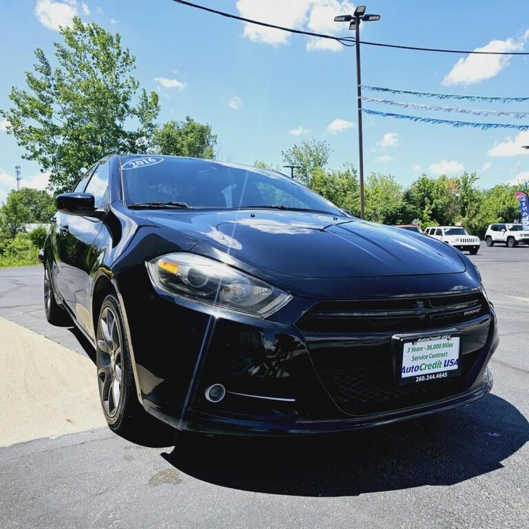 2016 BLACK DODGE DART SXT SXT (1C3CDFBB2GD) , located at 502 South Main Street, Columbia City, IN, 46725, (260) 244-4645, 41.151382, -85.490578 - Photo#1