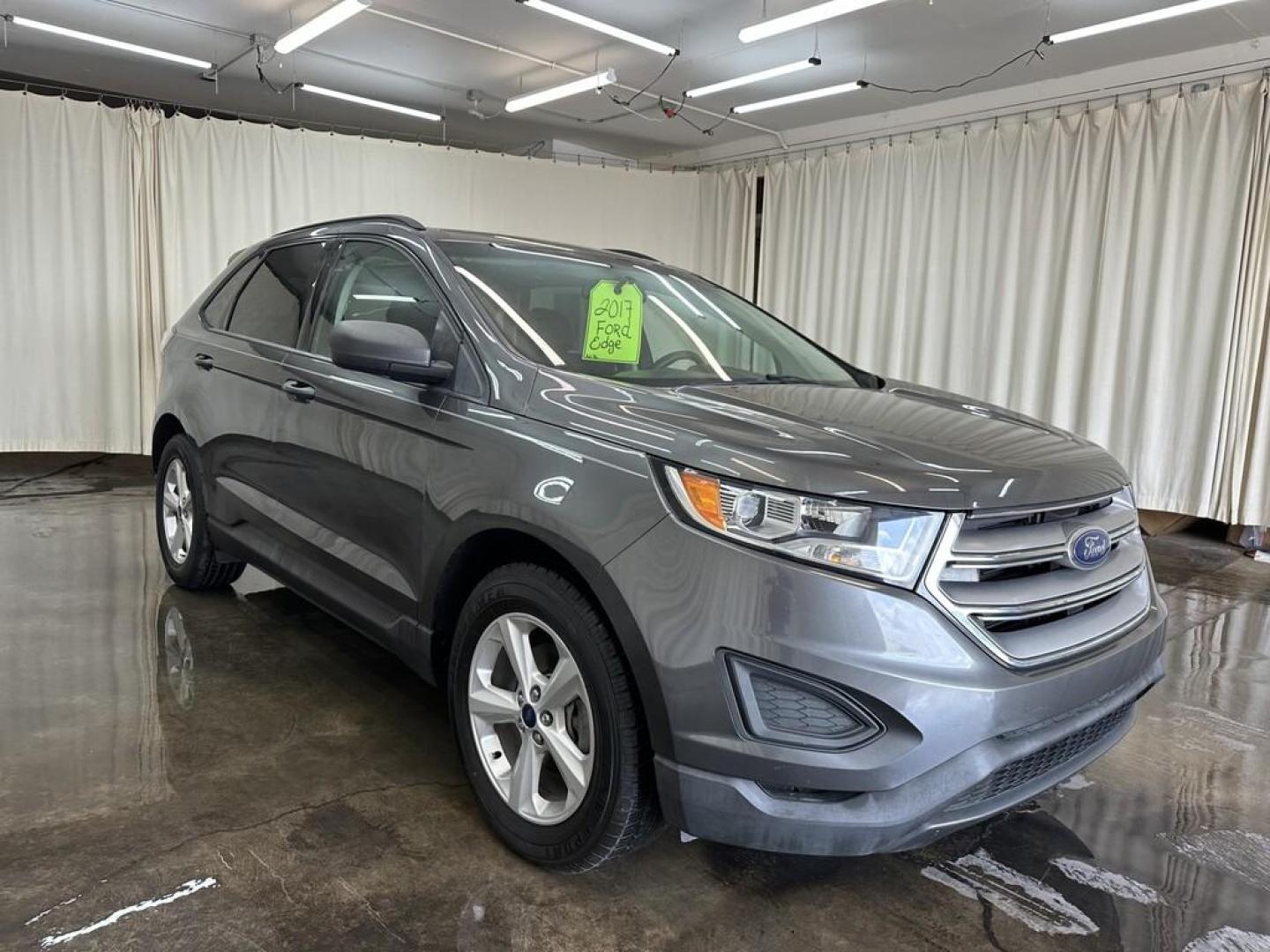 2017 GRAY FORD EDGE SE (2FMPK3G91HB) with an Other engine, located at 15 Petro Dr, Warsaw, IN, 46582, (574) 306-0055, 41.273563, -85.857544 - 2017 FORD EDGE SE - Photo#1