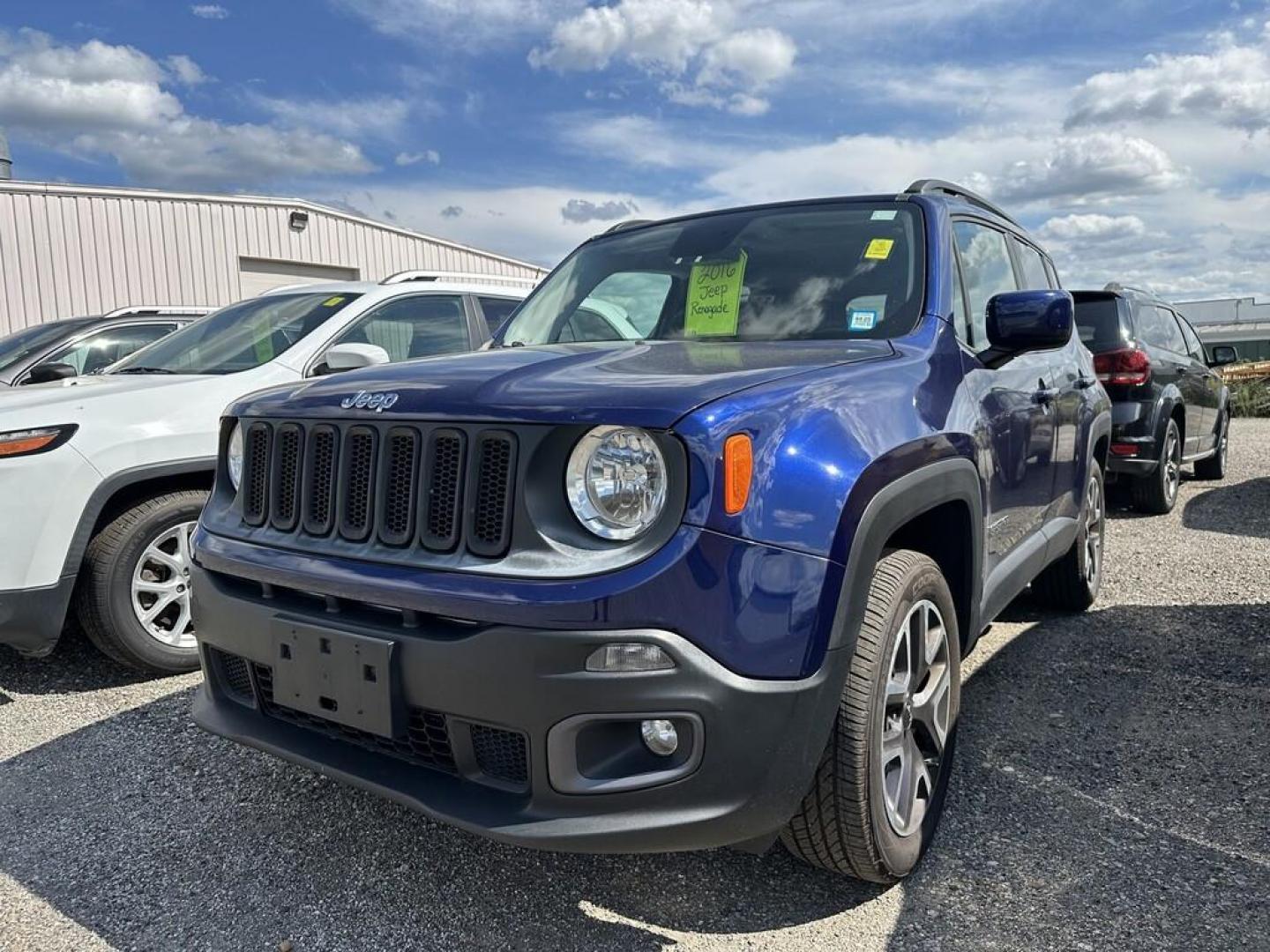 2016 BLUE JEEP RENEGADE LATITUDE (ZACCJBBT2GP) , located at 15 Petro Dr, Warsaw, IN, 46582, (574) 306-0055, 41.273563, -85.857544 - Photo#0