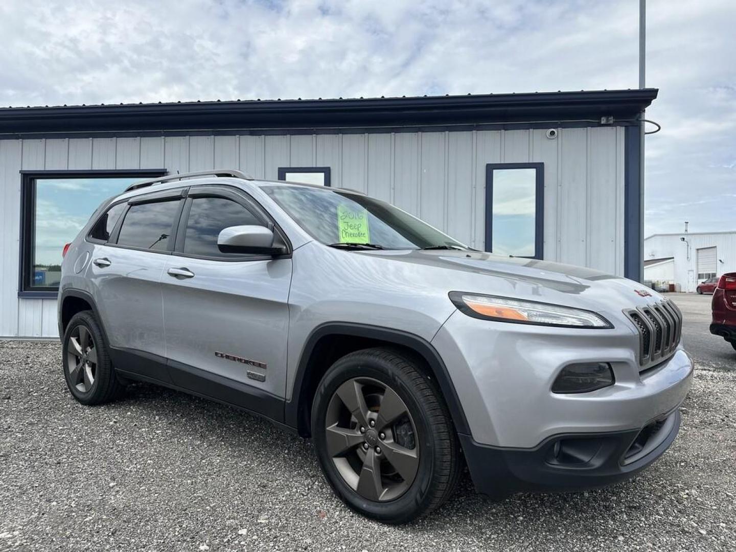 2016 GRAY JEEP CHEROKEE LATITUDE (1C4PJLCB9GW) , located at 15 Petro Dr, Warsaw, IN, 46582, (574) 306-0055, 41.273563, -85.857544 - Photo#0