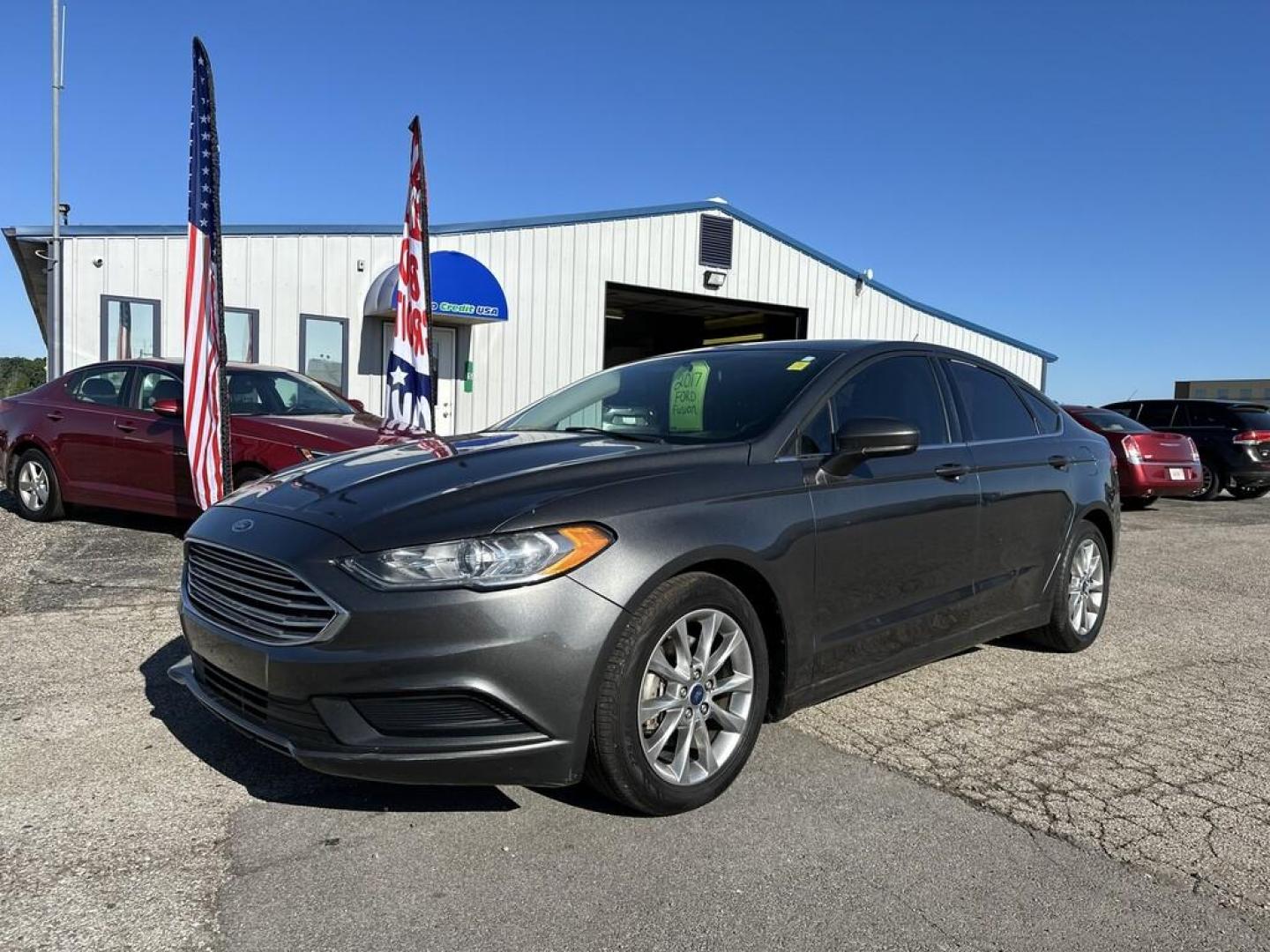 2017 GRAY FORD FUSION SE (3FA6P0HD4HR) , located at 15 Petro Dr, Warsaw, IN, 46582, (574) 306-0055, 41.273563, -85.857544 - Photo#0