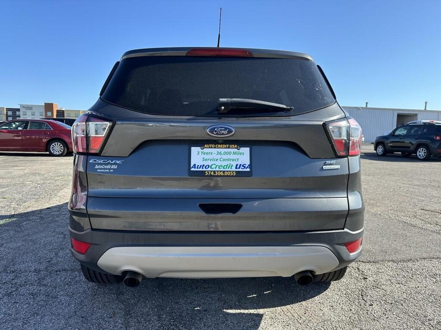 2018 GRAY FORD ESCAPE SE (1FMCU0GD0JU) , located at 15 Petro Dr, Warsaw, IN, 46582, (574) 306-0055, 41.273563, -85.857544 - Photo#2