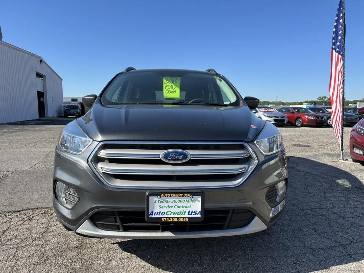 2018 GRAY FORD ESCAPE SE (1FMCU0GD0JU) , located at 15 Petro Dr, Warsaw, IN, 46582, (574) 306-0055, 41.273563, -85.857544 - Photo#3